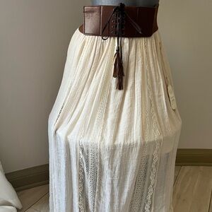 festival style skirt / corset